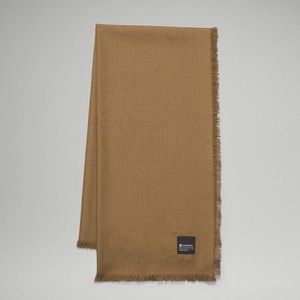 Lululemon Wool-Blend Scarf Square Artifact Tan Brown